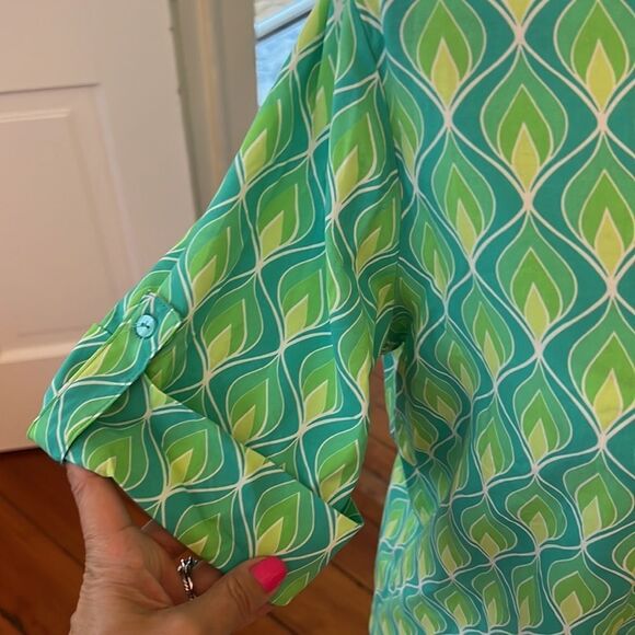 NWT *Maui Mamas* Sz S Aqua Dreams Tunic - Picture 3 of 11